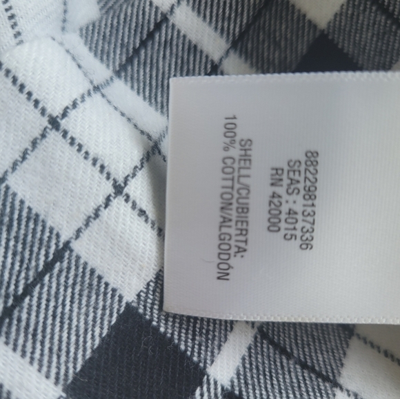 JOE BOXER Black & White Plaid Pleated Mini Schoolgirl Clueless Preppy Skirt 1X - Picture 6 of 8